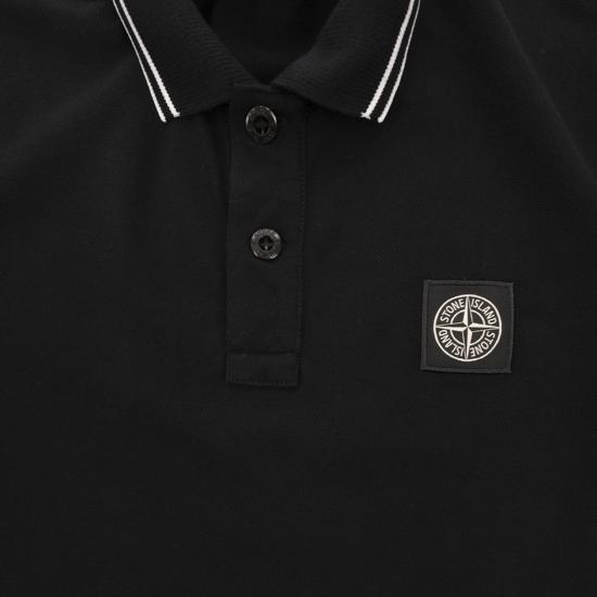 25FW [키즈] 스톤 아일랜드 티셔츠 K2S162200002 BLACK - STONE ISLAND