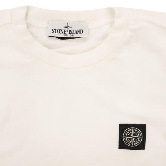 25FW [키즈] 스톤 아일랜드 티셔츠 K2S162100003 NATURAL - STONE ISLAND