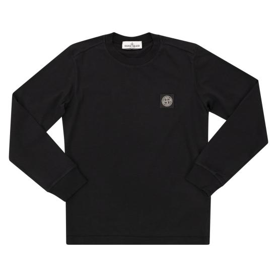 25FW [키즈] 스톤 아일랜드 티셔츠 K2S162100003 BLACK