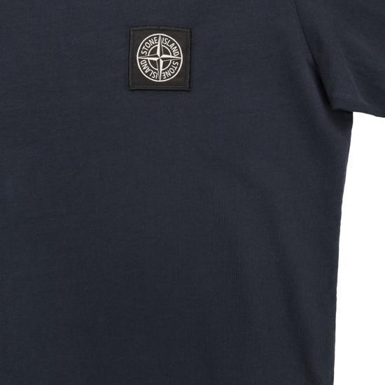 25FW [키즈] 스톤 아일랜드 티셔츠 K2S162100002 BLUE - STONE ISLAND