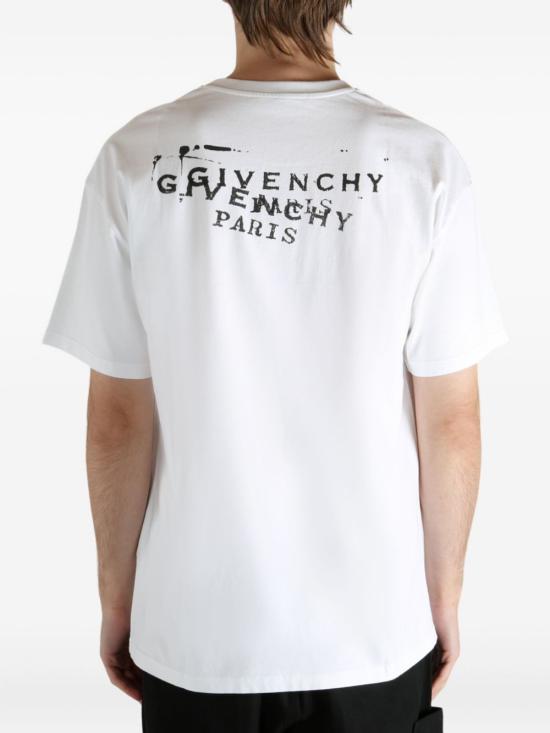 26SS 지방시 반팔 티셔츠 BM71NK3YSA 100 White - GIVENCHY