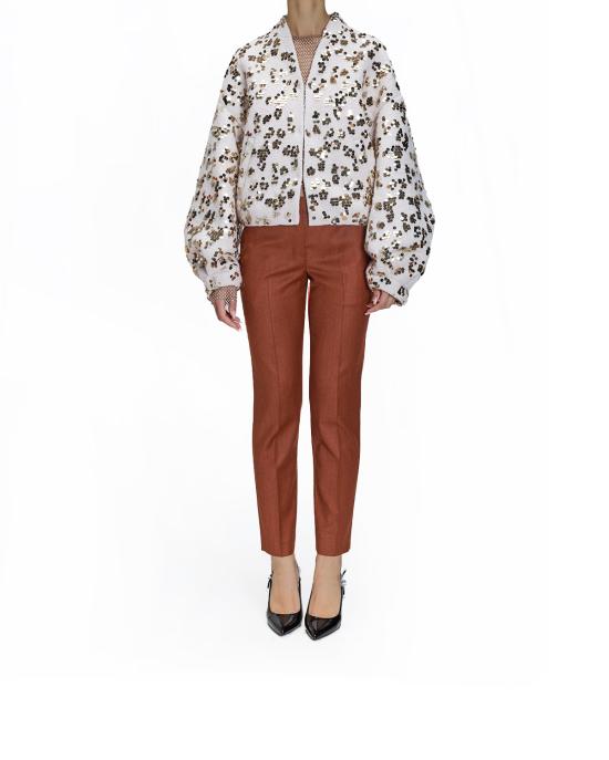 25FW 제니 봄버 자켓 79AAS968 N0629 842 cement MULTICOLOR - GENNY