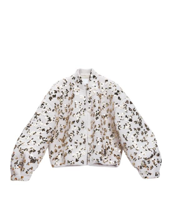 25FW 제니 봄버 자켓 79AAS968 N0629 842 cement MULTICOLOR