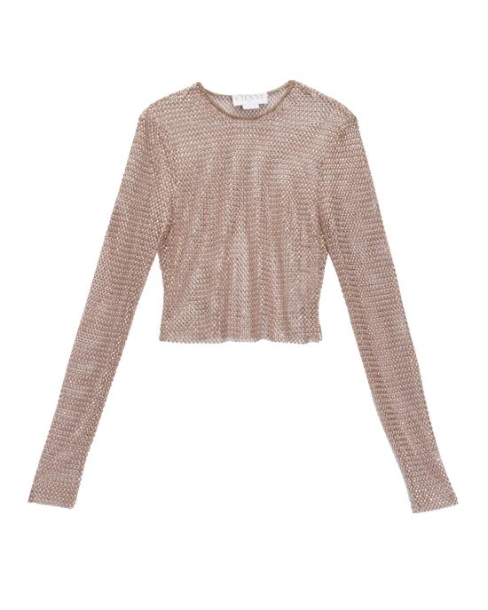 25FW 제니 긴팔 티셔츠 79AAM629 J0276 460 misty rose ROSA