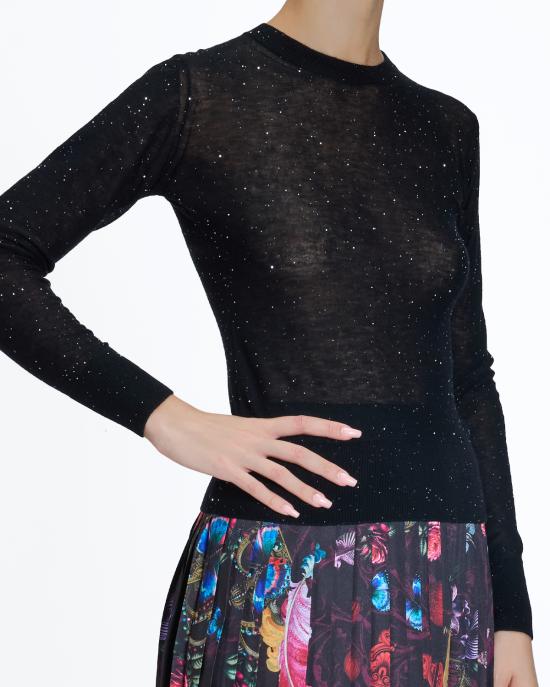 25FW 제니 스웨터 79AAF822 CMX43 899 black NERO MULTI - GENNY