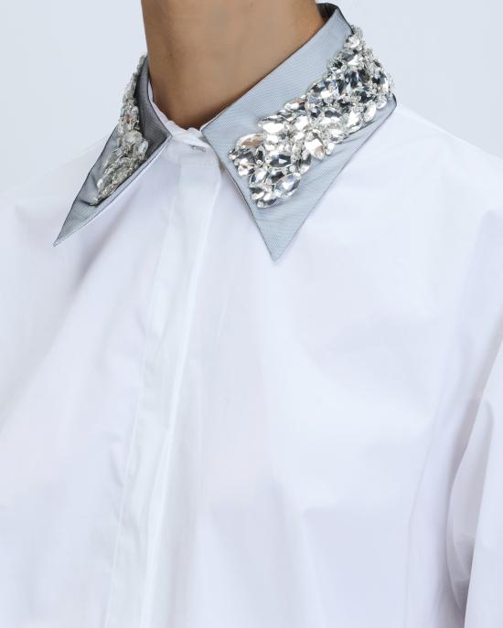 25FW 제니 셔츠 79AAL645 N0086 003 white BIANCO - GENNY