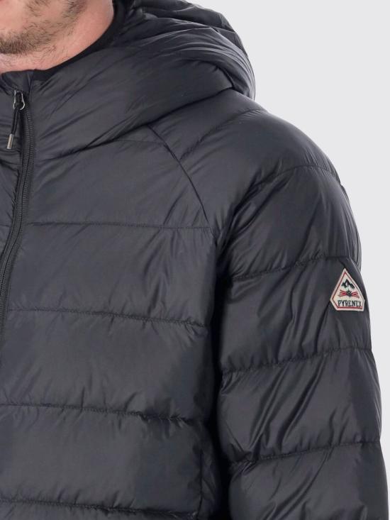 25FW 피레넥스 숏패딩 HMY0260009 BLACK DOM - PYRENEX