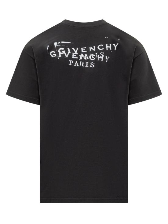 26SS 지방시 반팔 티셔츠 BM71NK3YSA 001 BLACK - GIVENCHY