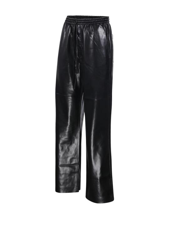 25FW 나누슈카 스트레이트 팬츠 NW25CRPA03599 BLACK - NANUSHKA