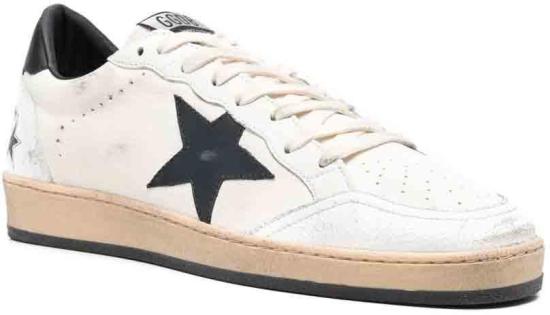 26FW 골든구스 볼스타 레더 스타 스니커즈 GMF00117F00377110283 WHITE - GOLDEN GOOSE