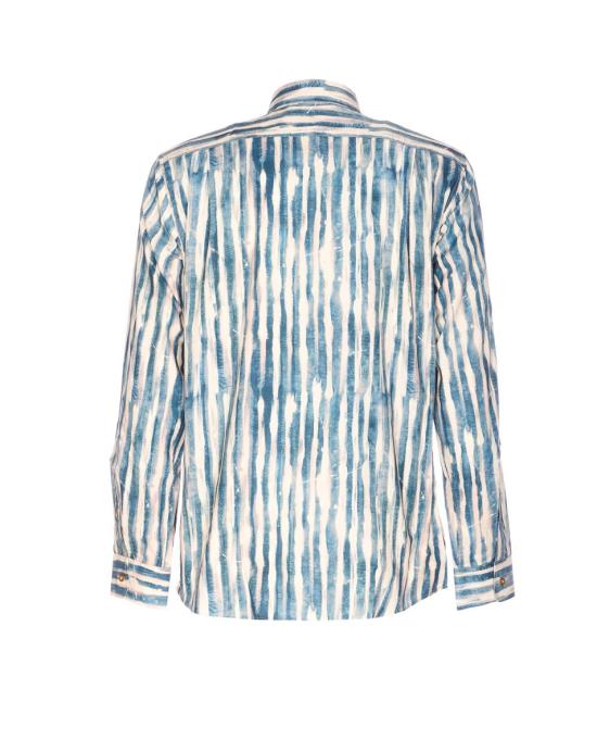 25FW 비비안웨스트우드 긴팔 셔츠 24010005W018RA306 BLUE - VIVIENNE WESTWOOD