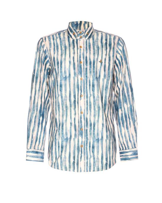 25FW 비비안웨스트우드 긴팔 셔츠 24010005W018RA306 BLUE