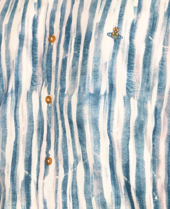 25FW 비비안웨스트우드 긴팔 셔츠 24010005W018RA306 BLUE - VIVIENNE WESTWOOD