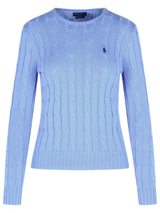 26SS 폴로 랄프로렌 폴로 자수 케이블 니트 스웨터 211971869009 BLUE