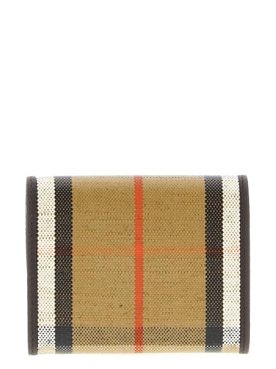  버버리 하이랜드 컴팩트 레더 월렛  8112281SAND Beige - BURBERRY