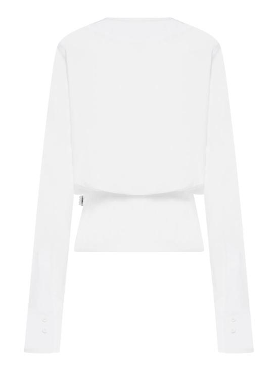 25FW 디 아티코 긴팔 티셔츠 251WCE00005CC052AA001 WHITE - THE ATTICO