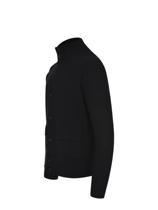 25FW 필리포 드 로렌티스 가디건 BB1MLTWM14 990 Black - FILIPPO DE LAURENTIIS