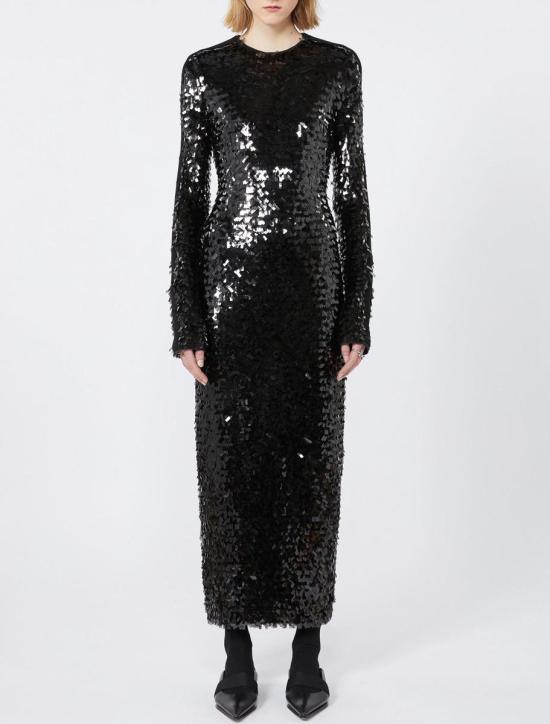 25FW 스포트막스 롱 원피스 25226260726003 Black - SPORTMAX