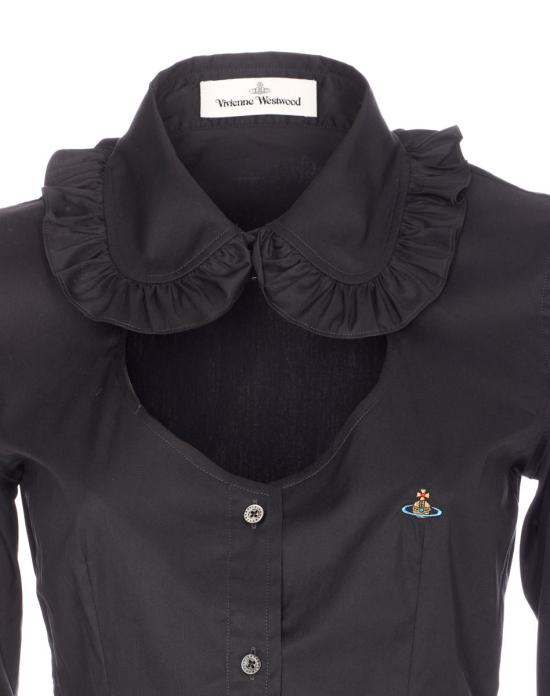 25FW 비비안웨스트우드 셔츠 1501006CW018MN401 Black - VIVIENNE WESTWOOD