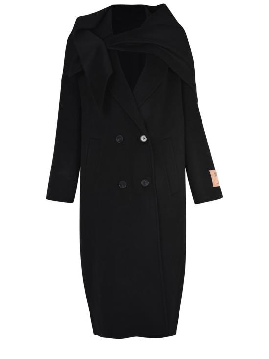 25FW 솔로트레 코트 M1F0001A99 Black - SOLOTRE