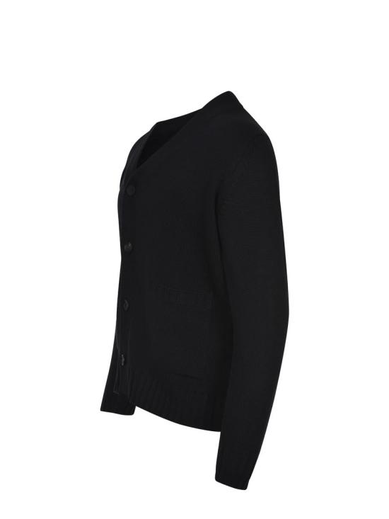 25FW 필리포 드 로렌티스 가디건 CB3MLTWM5R 990 Black - FILIPPO DE LAURENTIIS