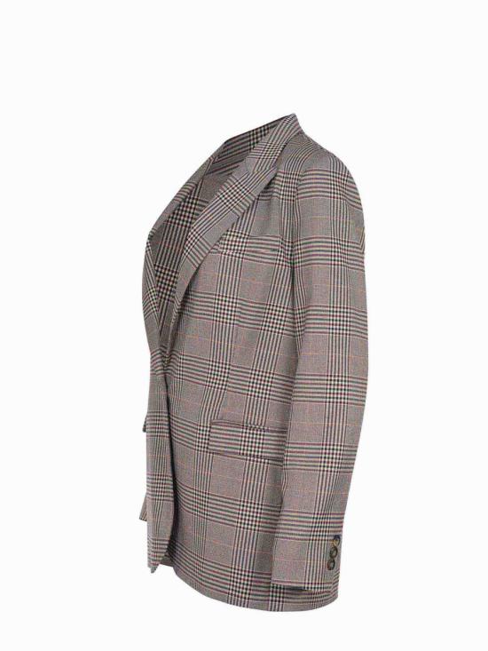 25FW 솔로트레 수트 자켓 M1F0192CAFFELATTE MULTICOLOUR - SOLOTRE