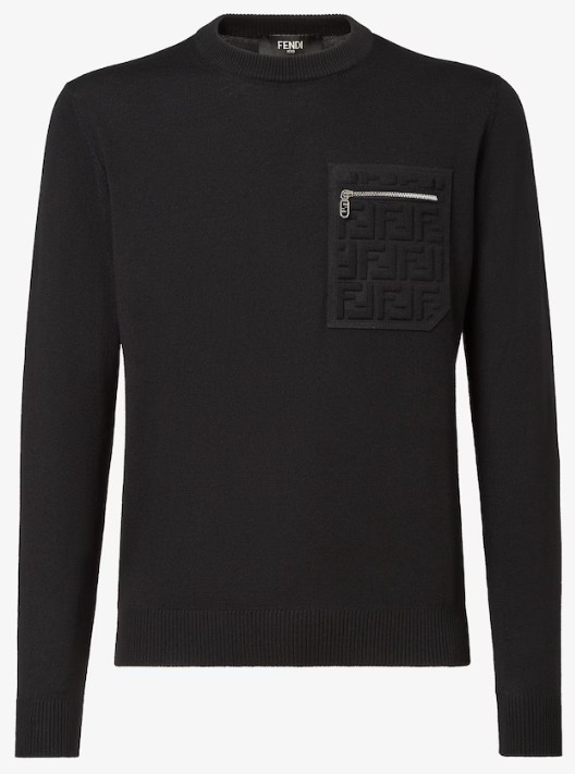 25FW 펜디 스웨터 FZE035ATMO F0QA1 BLACK