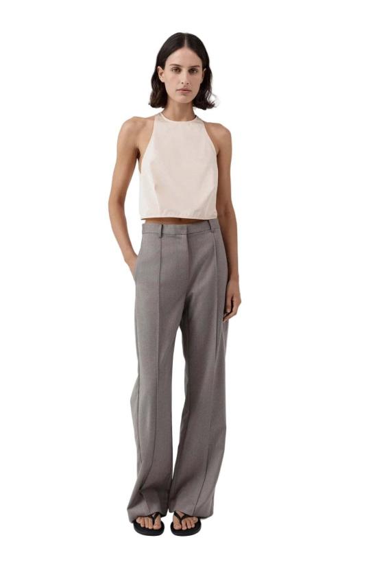  세인트아그니 스트레이트 팬츠 세인트 아그니 우파 핀턱 팬츠 - ST.AGNI