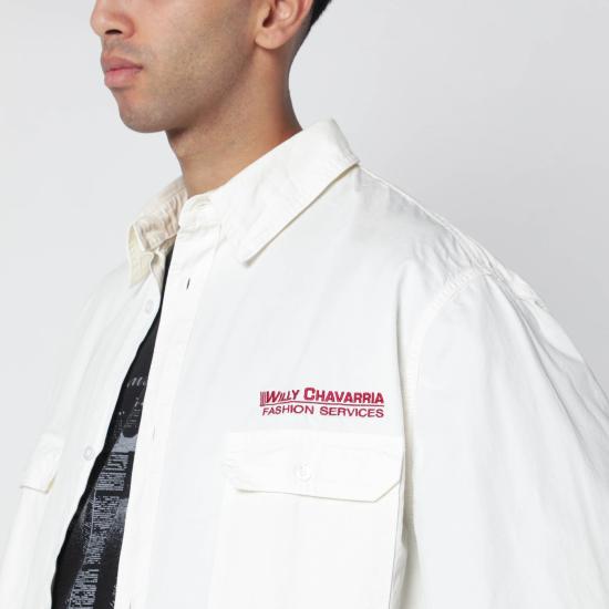 25FW 윌리 차바리아 긴팔 셔츠 WCSHT0026CO White - WILLY CHAVARRIA