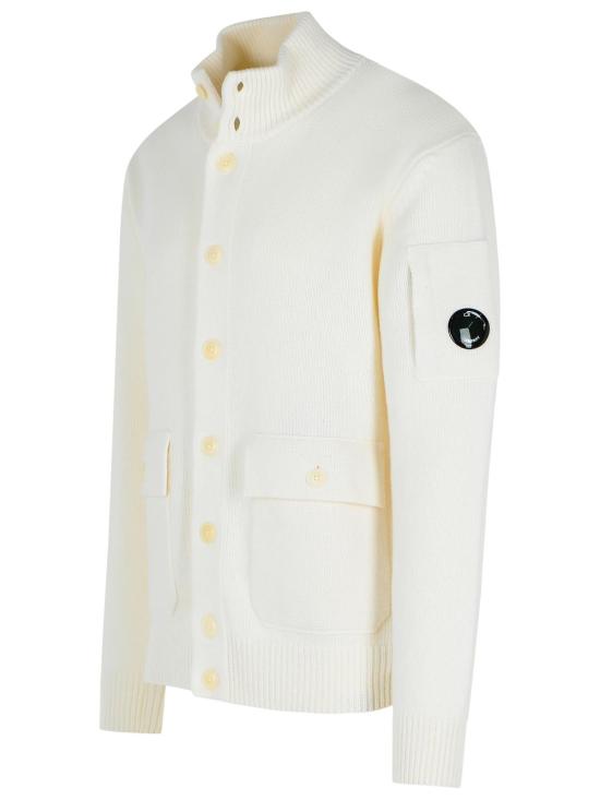 25FW 씨피 컴퍼니 스웨터 19CMKN042A 110149A103 White - C.P. COMPANY