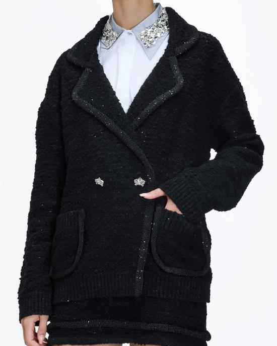 25FW 제니 스웨터 79AAF842 CMX46 899 black NERO MULTI - GENNY