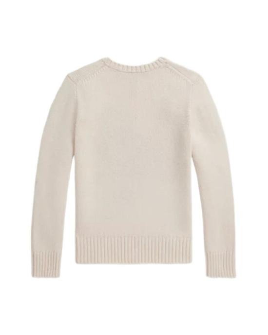 25FW [키즈] 랄프 로렌 니트/스웻셔츠 313980680 001 WHITE - RALPH LAUREN