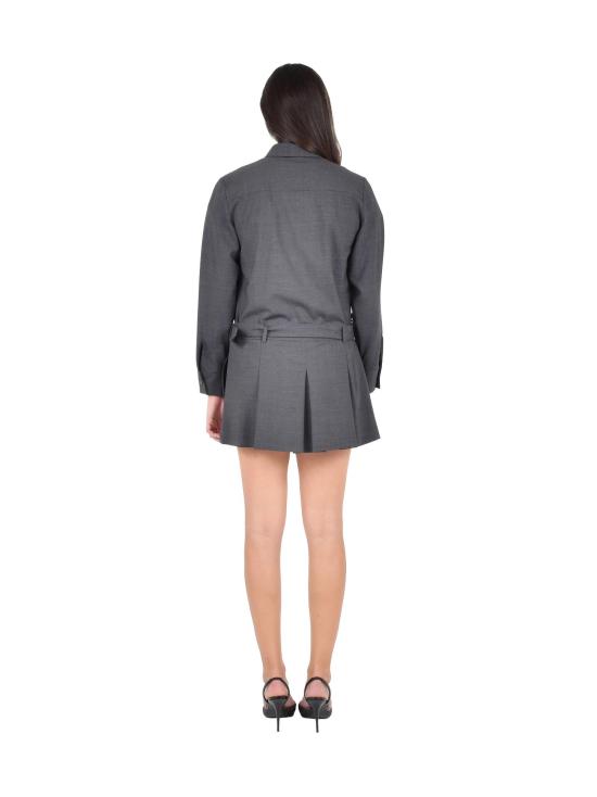 25FW 파로쉬 숏 원피스 D731363LUWOOL 020 ANTHRACITE - PAROSH