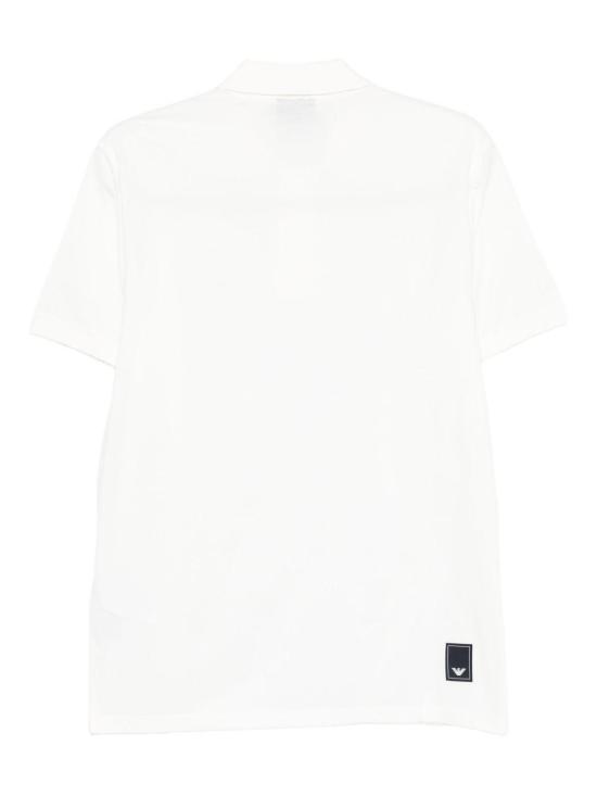 25FW 엠포리오 아르마니 폴로 티셔츠 EM003171AF13742 U0003 WHITE - EMPORIO ARMANI