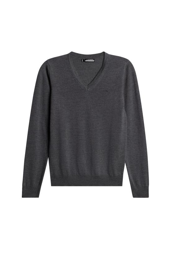  제이린드버그 스웨터 GWKW12893 U242 DARK GREY MELANGE DOM