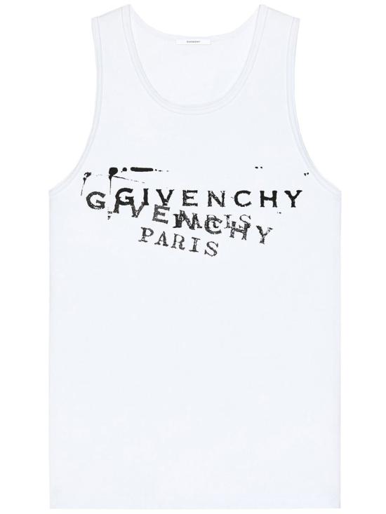 26SS 지방시 민소매 티셔츠 BM71NH3YSA 100 WHITE