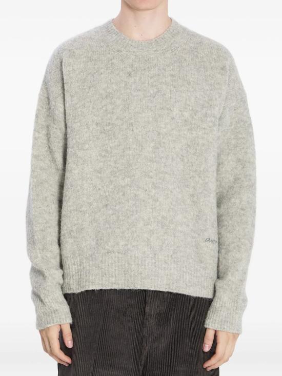 25FW 아미 스웨터 HKS824KN0021 61735 050 GREY