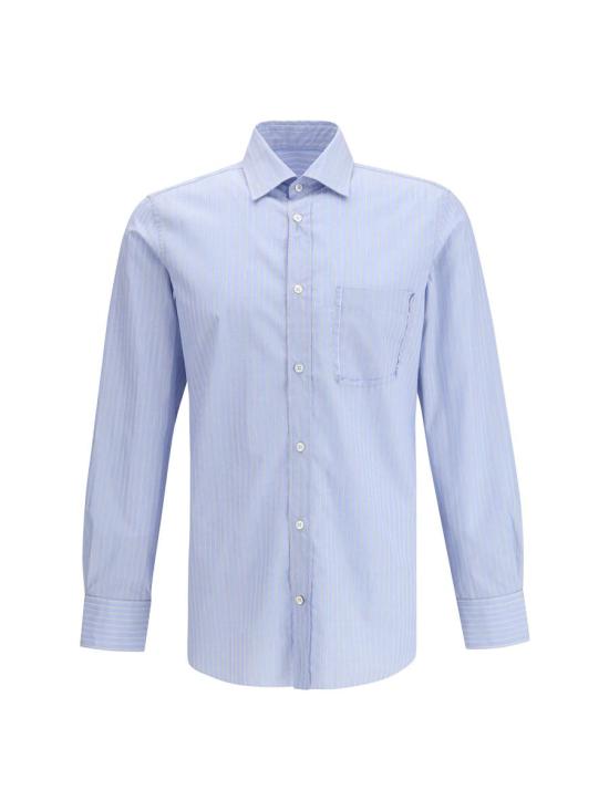 26SS 마르지엘라 긴팔 셔츠 S50DT0073M35722 001F BLUE