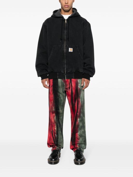 25FW 칼하트 WIP 후드 티셔츠 I0322328906 BLACK STONE WASHED DOM - CARHARTT WIP