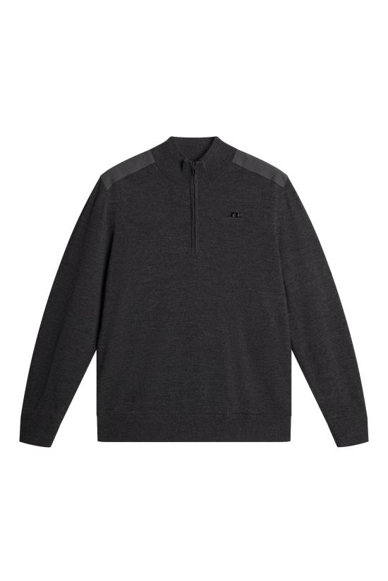  제이린드버그 터틀넥 GMKW13095U242 DARK GREY MELANGE DOM