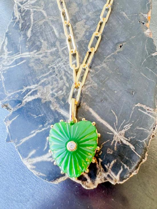  탯치 목걸이/팬던트 댓치 이사벨 제이드 참 - THATCH