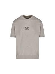 25SS 씨피 컴퍼니 반팔 티셔츠 18CMSS159A 002246G M94 GREYSTONE MELANGE DOM