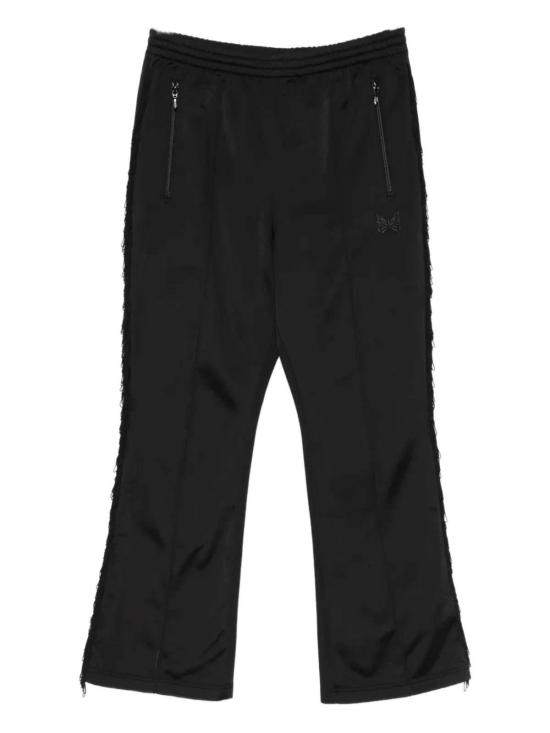  니들스 트레이닝/조거 팬츠 프린지 트랙 팬츠 블랙