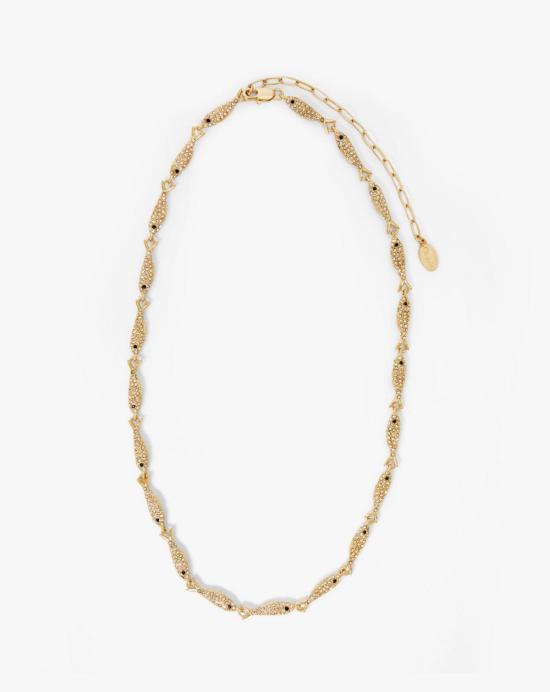  클레어 브이 목걸이/팬던트 Clare V. Le Pav 정어리 목걸이 골드