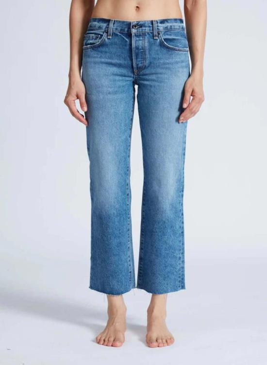  ASKK 뉴욕 데님 팬츠 Askk Ny 로우 라이즈 스트레이트 진 - ASKK NY