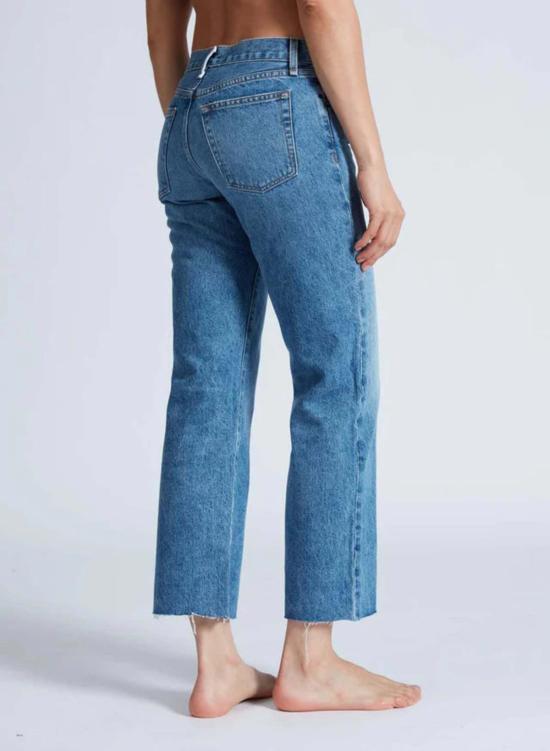  ASKK 뉴욕 데님 팬츠 Askk Ny 로우 라이즈 스트레이트 진 - ASKK NY