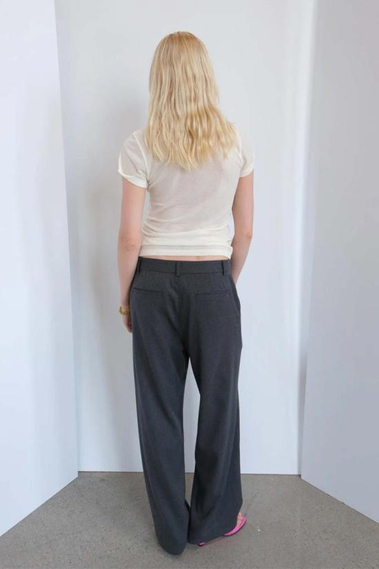  길 스트레이트 팬츠 젤 앤디 트라우저 차콜 - GEEL