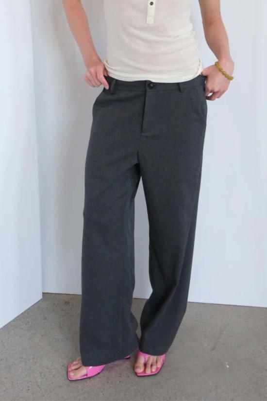  길 스트레이트 팬츠 젤 앤디 트라우저 차콜