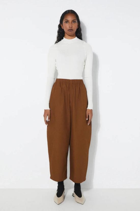  리타 스트레이트 팬츠 로우 튜린 팬츠 - RITA