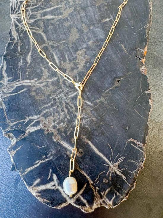  탯치 목걸이/팬던트 Thatch Lea 진주 라리아트 목걸이 - THATCH